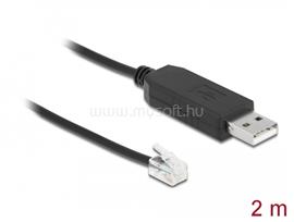 DELOCK adapterkábel USB Type-A és soros RS-232 RJ9/RJ10 közötti ESD védelemmel Celestron NexStar 2 m DL66734 small