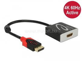 DELOCK Aktív DisplayPort 1.4 - HDMI átalakító 4K 60 Hz (HDR) DL65207 small