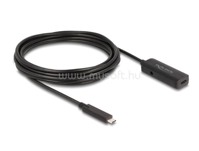 DELOCK Aktív USB 10 Gbps bővítő kábel USB Type-C  5 m hosszú