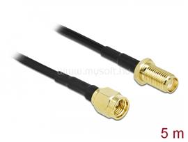 DELOCK Antennakábel SMA-dugó - SMA-hüvely LMR/CFD100, 5 m low loss DL90441 small