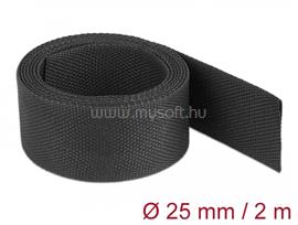 DELOCK Anyag hőre zsugorodó cső 2 m x 25 mm szugorodási arány 2:1 (fekete) DL20795 small