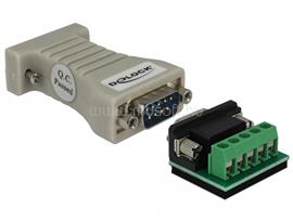 DELOCK Átalakító 1 x soros RS-232 DB9 anya - 1 x soros RS-422/485 DB9-es apa ESD védelemmel 15 kV DL62920 small