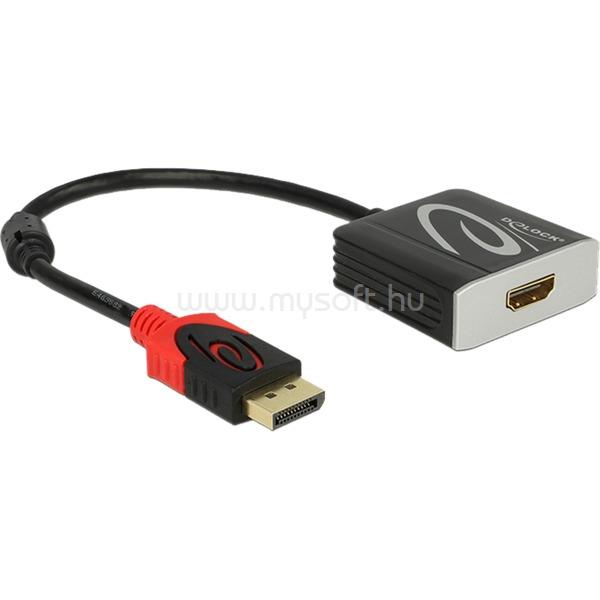 DELOCK Átalakító Displayport 1.2 male to HDMI female 4K 60Hz aktív