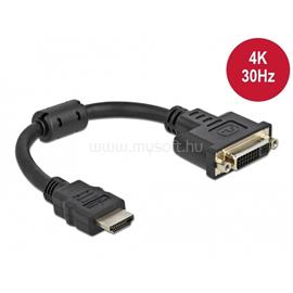 DELOCK Átalakító HDMI-A male to DVI 24+5 female 4K 30Hz, 20cm DL65206 small