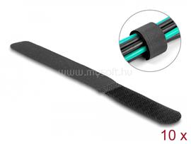 DELOCK Befűzős kábelkötegelő hossza 180 mm fekete 20 mm, 10 db DL19110 small