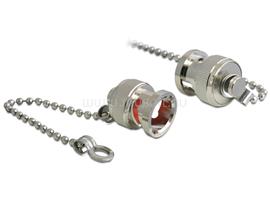 DELOCK BNC védőkupak anya porthoz, nikkelezett sárgarézből DL88489 small
