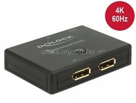 DELOCK Displayport 2 - 1 kapcsoló kétirányú 4K 60 Hz DL18750 small