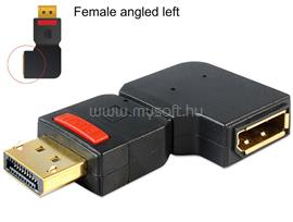 DELOCK Displayport apa > Displayport anya adapter, balra forgatott DL65377 small