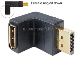 DELOCK Displayport apa > Displayport anya adapter, lefelé forgatott DL65382 small