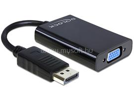 DELOCK Displayport apa > VGA 15 pin anya + audio + táp adapter DL65439 small