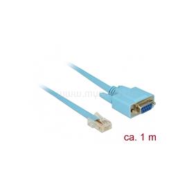 DELOCK DL63341 RS-232 DB9  anya/1x RS-232 RJ45 soros apa átalakító kábel 1 m DL63341 small