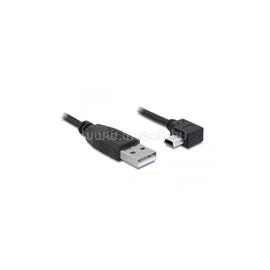 DELOCK DL82680 USB 2.0 Type-A apa/USB mini-B 5 pin apa hajlított átalakító kábel 0,5 m DL82680 small