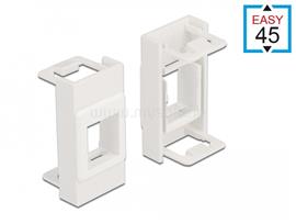 DELOCK Easy 45 Modul Keystone tartó 22,5 x 45 mm, fehér DL81353 small