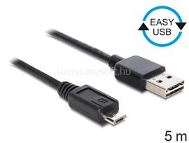 DELOCK EASY-USB 2.0 -A apa > USB 2.0 micro-B apa kábel, 5 m DL83369 small