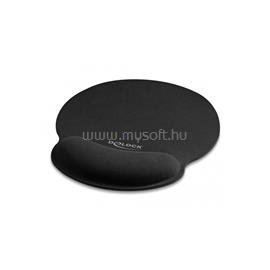 DELOCK Egérpad ergonómikus csuklótámasszal 252 x 227mm (fekete) DL12559 small
