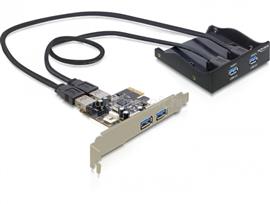 DELOCK elülső panel, 2 x USB 3.0 + PCI Express Card 2 x USB 3.0 DL61893 small