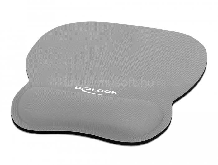 DELOCK Ergonomikus egérpad csuklótámasszal szürke 245 x 206 mm