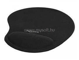 DELOCK Ergonómikus egérpad géles csuklótámasszal 230 x 202 x 24 mm (fekete) DL12040 small