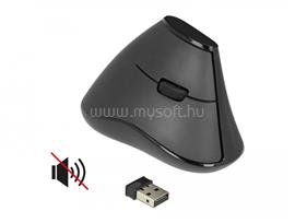 DELOCK Ergonomikus kialakítású, függőleges optikai, ötgombos egér, 2,4 GHz-es, vezeték nélküli - Ném DL12622 small