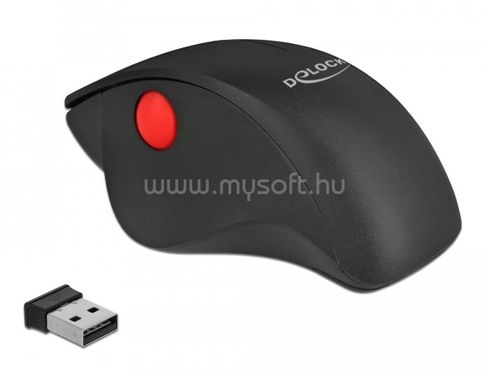 DELOCK Ergonómikus vezeték nélküli USB egér