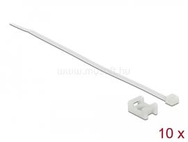 DELOCK Fehér csavart biztosító foglalat készlet 15 x 10 mm H 200 x Sz 3,6 mm kábellel DL18883 small