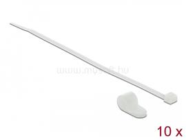DELOCK Fehér színű, összekapcsoló pánt készlet 12,7 mm H 300 x Sz 4,8 mm kábelekkel DL18869 small