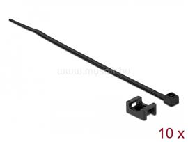 DELOCK Fekete csavart biztosító foglalat készlet 15 x 10 mm H 200 x Sz 3,6 mm kábellel DL18884 small