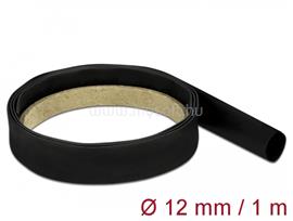 DELOCK Fekete zsugorcső 1 m x 12 mm DL18975 small