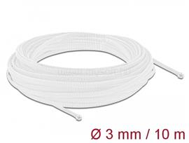 DELOCK Fonott kábelharisnya nyújtható 10 m x 3 mm (fehér) DL20692 small