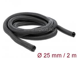 DELOCK Fonott kábelharisnya önzáródó 2 m x 25 mm fekete DL18856 small