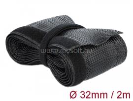 DELOCK Fonott kábelharisnya tépozárral 2 m x 32 mm fekete DL18858 small