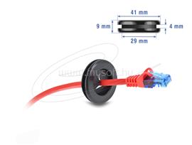 DELOCK Gumi kábelhüvely átmérője, kerek 32 mm fekete 2 db. DL67328 small