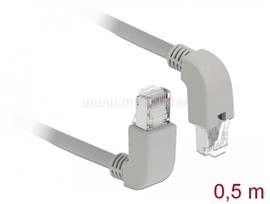 DELOCK Hálózati kábel RJ45 Cat.5e SF/UTP felfelé néző / lefelé néző 0,5 m DL85852 small