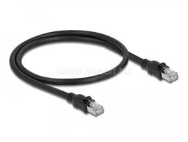 DELOCK Hálózati kábel RJ45 Cat.6A F/UTP belső fém köpeny 0,5 m DL80112 small