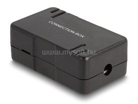 DELOCK Hálózati kapcsolat doboz LSA Cat.6, fekete DL88132 small