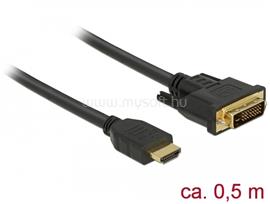 DELOCK HDMI - DVI 24+1 kétirányú kábel 0,5 m DL85651 small