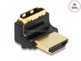 DELOCK HDMI adapter apa - anya 90 fok felfelé néző csatlakozódugóval 8K 60 Hz fém DL60017 small