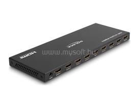 DELOCK HDMI elosztó 1 x HDMI megoszlik 8 x HDMI-vé, 4K 60 Hz kimenettel és downscalerrel DL18654 small