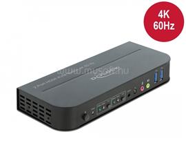 DELOCK HDMI KVM switch 4K 60 Hz USB 3.0-vel és audióval DL11481 small
