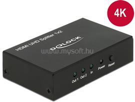 DELOCK HDMI UHD-es elosztó 1 x HDMI-bemenet > 2 x HDMI-kimenet 4K DL18682 small