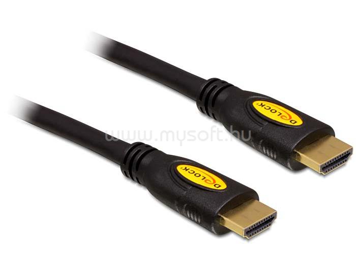 DELOCK High Speed HDMI-kábel típusú Ethernet - HDMI-A dugós > HDMI-A dugós 4K 0,5 m