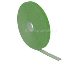 DELOCK Hurkolható rögzítok, 10 m x 13 mm (H x Sz) tekercs, zöld DL18728 small