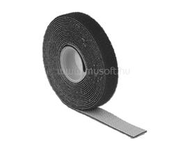 DELOCK Hurkolható rögzítok, 3 m x 13 mm (H x Sz) tekercs (fekete) DL18710 small