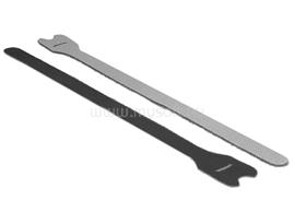 DELOCK Hurkolható rögzítok, 300 mm x 12 mm (H x Sz), 10 darab, fekete DL18688 small