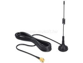 DELOCK ISM 433 MHz antenna SMA 3 dBi mindenirányú, mágneses talp (fekete) DL88877 small