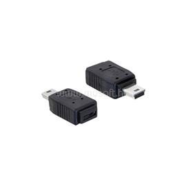 DELOCK Kábel - 65155 (USB Mini -> USB micro A+B, apa/anya) DL65155 small