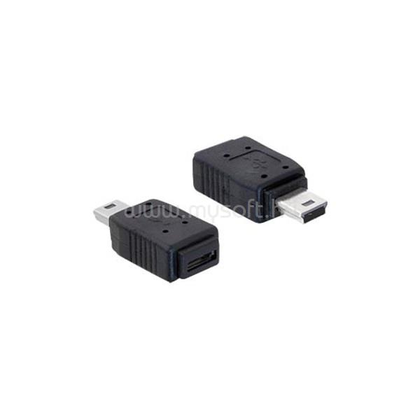 DELOCK Kábel - 65155 (USB Mini -> USB micro A+B, apa/anya)