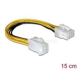 DELOCK Kábel - 82405 (Alaplapi átalakító kábel, 8 tűs EPS -> 4 tűs ATX/P4, 15cm) DL82405 small