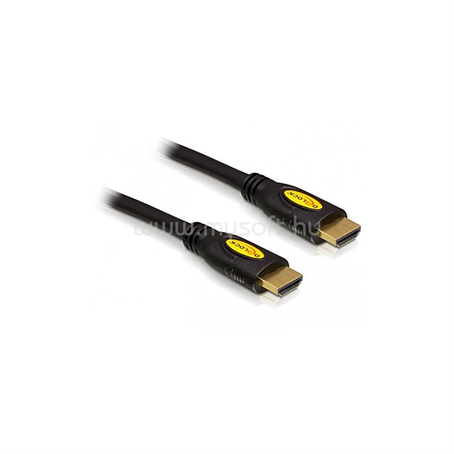 DELOCK Kábel - 82583 (HDMI -> HDMI, Ethernettel, apa-apa, 4K, 2m)