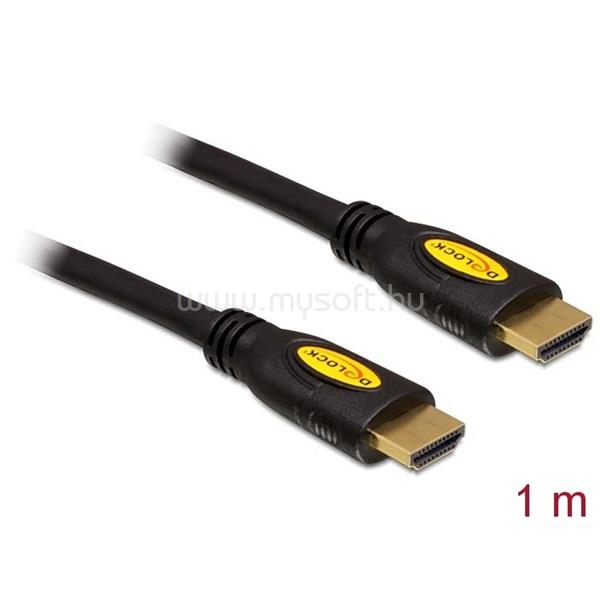 DELOCK Kábel - 82584 (HDMI -> HDMI, apa-apa, 4K, 1m)